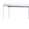 20' x 10' Straight Leg (200 SF Coverage); White; Outdoor Easy Pop-Up Canopy