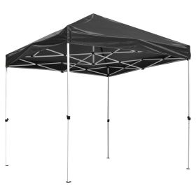 10X10ft EZ Pop Up Canopy Folding Gazebo/Black