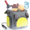 15 Quart Car Cooler Plug-In 12V Travel Electric Cooler; Soft Sided 14L Car Refrigerator