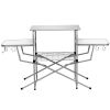 BBQ Camp Table Foldable Portable Grilling Stand Outdoor Camping Hiking Picnic