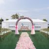 10'x30' Wedding Party Tent Outdoor Canopy Tent with 8 Side Walls White