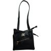 Bulldog Cross Body Style Purse w/Holster Black 9.5 Inch x 9.5 In x 1.5 Inch
