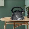 Latest Whistling Kitchen Kettle 3.4 Qt. for Electric; Ceramic; Induction; Halogen ovens Modern Chic Kitchen Style modern design Loud Whistle - 3.2L